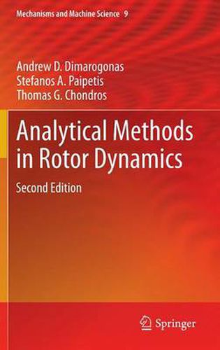 Cover image for Analytical Methods in Rotor Dynamics: Second Edition