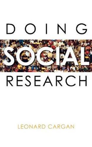 Cover image for Doing Social Research