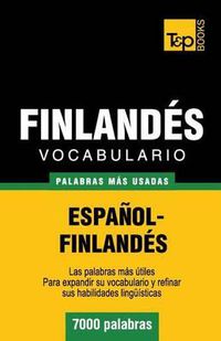 Cover image for Vocabulario espanol-finlandes - 7000 palabras mas usadas