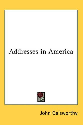 Cover image for Addresses in America
