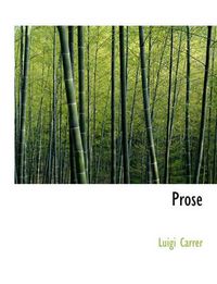 Cover image for Prose