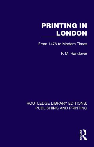 Cover image for Printing in London
