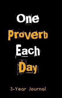 Cover image for One Proverb Each Day Journal