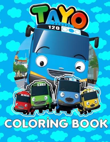 Cover image for TAYO the Little Bus Coloring Book for Kids