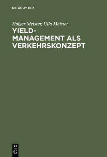 Cover image for Yield-Management als Verkehrskonzept