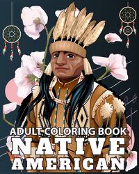 Cover image for Native American Adult Coloring Book