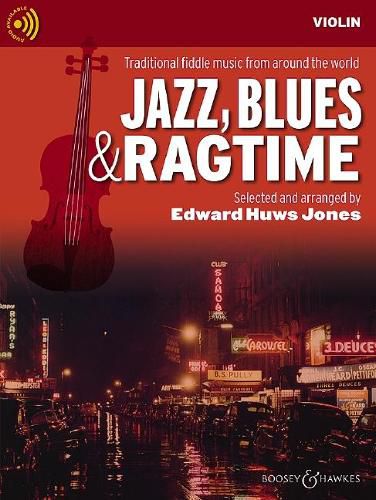 Cover image for Jazz, Blues and Ragtime: Traditional Fiddle Music from Around the World