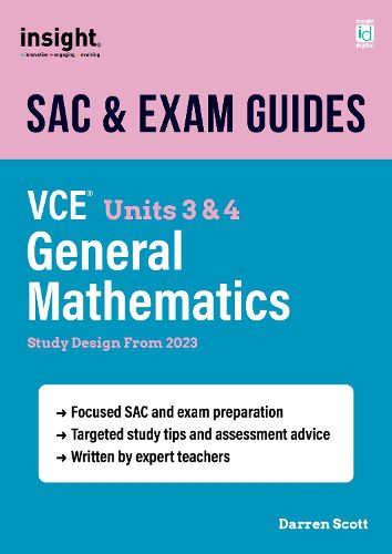 Cover image for SAC & Exam Guides: VCE Units 3 & 4 General Mathematics