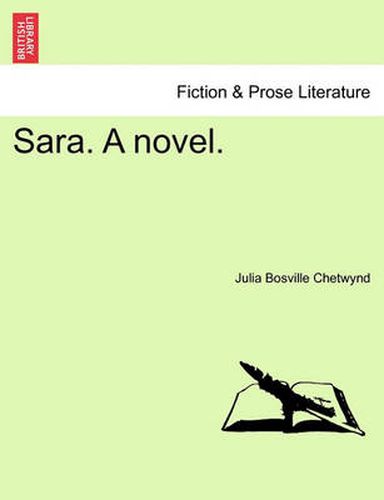 Cover image for Sara. a Novel.