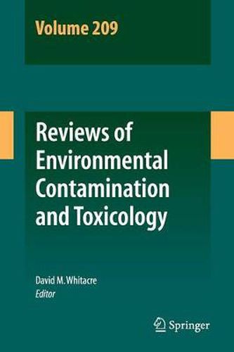 Cover image for Reviews of Environmental Contamination and Toxicology Volume 209