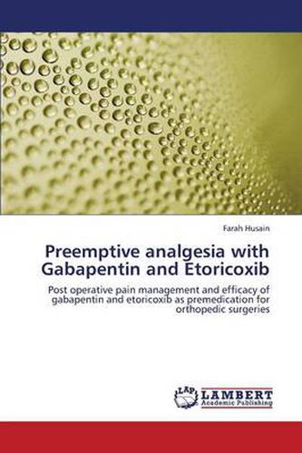 Cover image for Preemptive Analgesia with Gabapentin and Etoricoxib