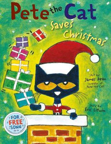 Cover image for Pete the Cat Saves Christmas