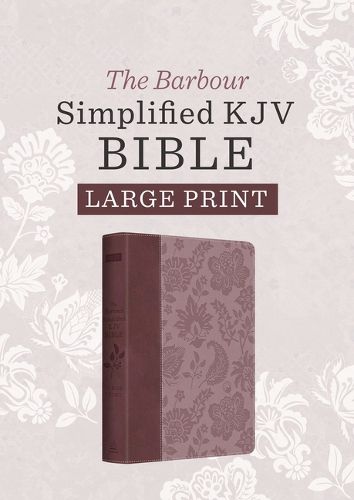 Cover image for Barbour Simplified Kjv--Large Print [Plum & Paisley]