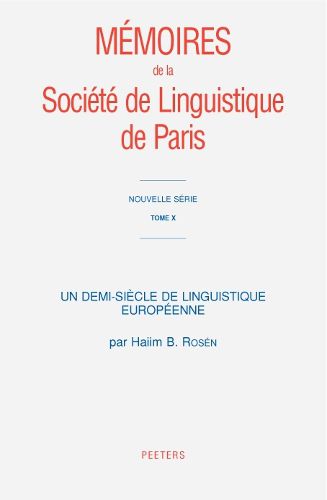 Cover image for Un Demi-Siecle De Linguistique Europeenne