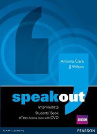 Cover image for Speakout Intermediate Students' Book eText Access Card with DVD