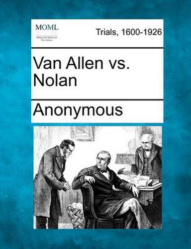 Cover image for Van Allen vs. Nolan