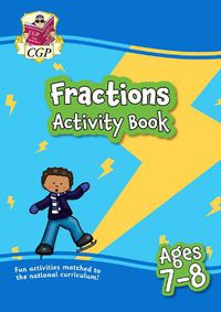 Cover image for Fractions Maths Activity Book for Ages 7-8 (Year 3)