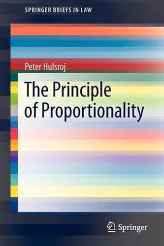 Cover image for The Principle of Proportionality