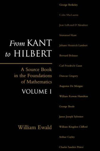 Cover image for From Kant to Hilbert