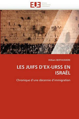 Cover image for Les Juifs D'Ex-Urss En Israel