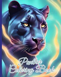 Cover image for Panther Coloring Book For Toddlers