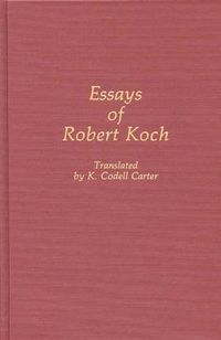 Cover image for Essays of Robert Koch