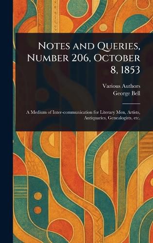 Cover image for Notes and Queries, Number 206, October 8, 1853