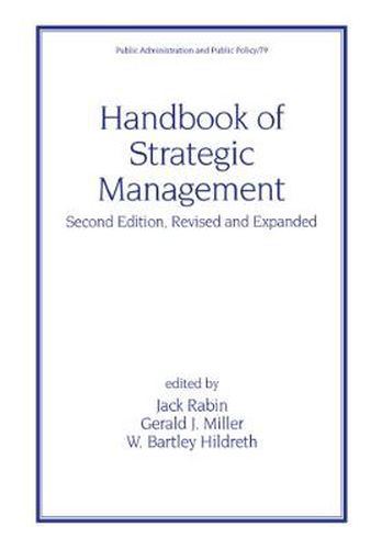 Cover image for Handbook of Strategic Management