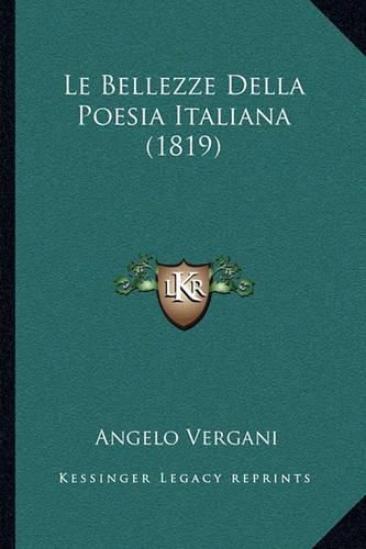 Le Bellezze Della Poesia Italiana (1819)