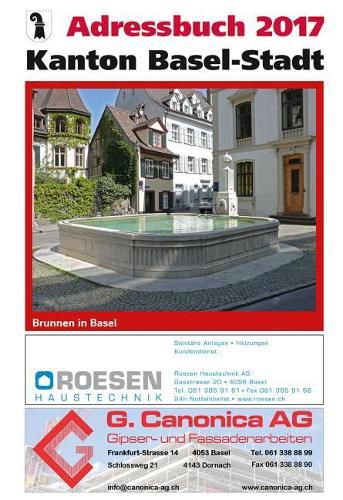 Cover image for Basler Adressbuch 2017: Adressbuch Der Stadt Basel Und Der Gemeinden Riehen Und Bettingen