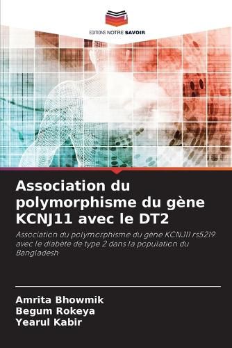 Cover image for Association du polymorphisme du gene KCNJ11 avec le DT2