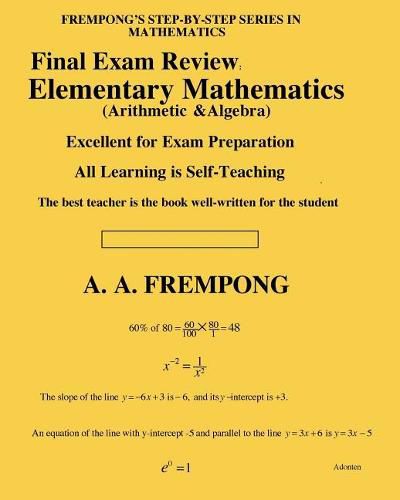 Cover image for Final Exam Review: Elementary Mathematics