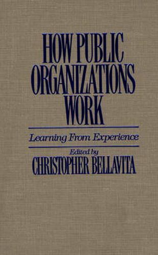 Cover image for How Public Organizations Work: Learning From Experience