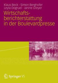 Cover image for Wirtschaftsberichterstattung in Der Boulevardpresse