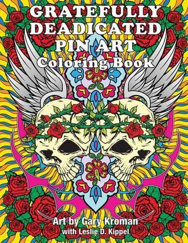 Cover image for Gratefully Deadicated Pin Art: Coloring Book