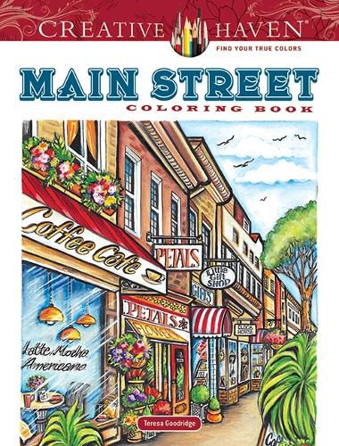 Cover image for Creative Haven Main Street Coloring Book