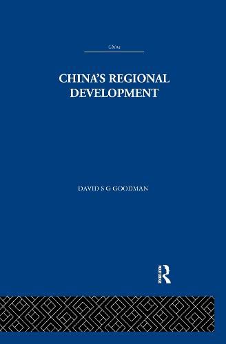 Cover image for China's Regional Development