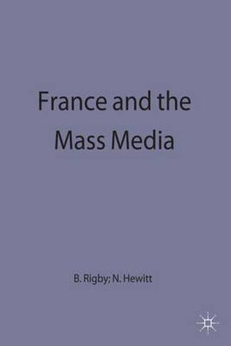 Cover image for France and the Mass Media