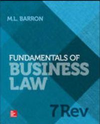 Cover image for Fundamentals of Business Law, Revised