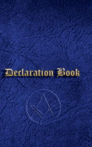 Declaration Book - Craft Mason