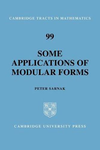 Cover image for Some Applications of Modular Forms