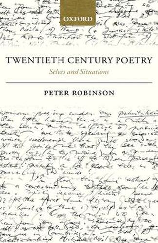 Cover image for Twentieth Century Poetry: Selves and Situations