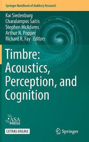 Cover image for Timbre: Acoustics, Perception, and Cognition