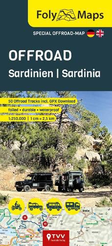Cover image for FolyMaps OFFROAD Sardinia 1:250,000