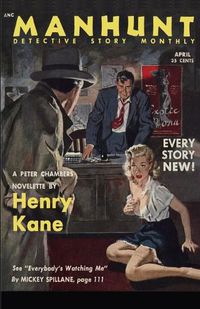 Cover image for Manhunt, April 1953