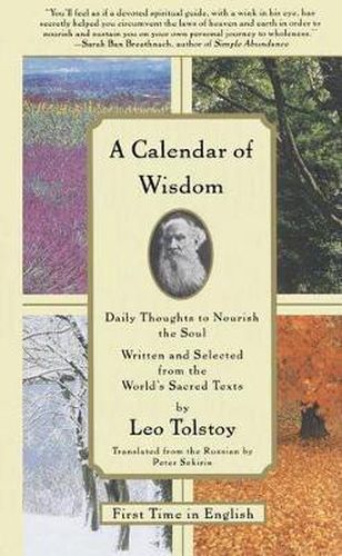 Cover image for A Calendar of Wisdom: Daily Thoughts to Nourish the Soul