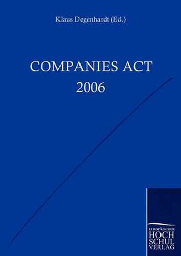 Cover image for Companies Act 2006