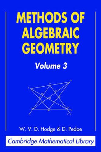 Cover image for Methods of Algebraic Geometry: Volume 3