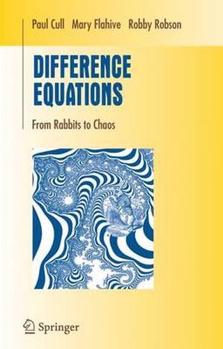 Cover image for Difference Equations: From Rabbits to Chaos