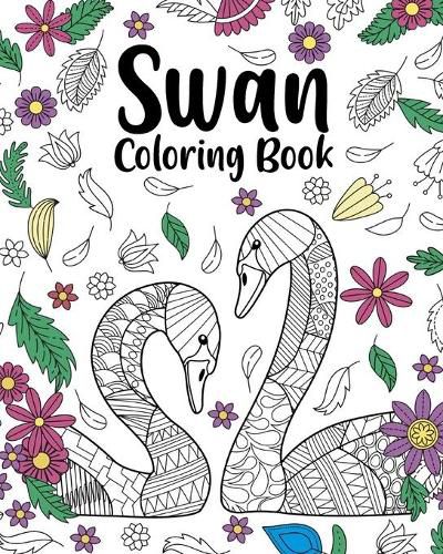 Cover image for Swan Coloring Book